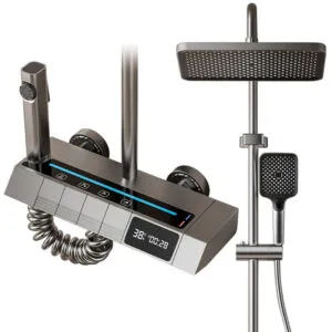 Душевая система с дисплеем и термостатом 120см, AA6-6 / Душевой комплект / Душевая стойка в ванную