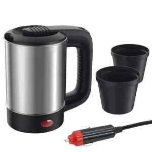 Автомобильный чайник от прикуривателя 12V, 300W, 500мл, СВ 2848 / Электрочайник из нержавеющей стали