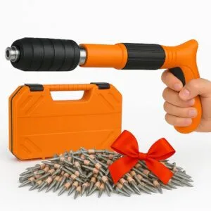 Пистолет для гвоздей + Подарок 100шт Монтажные гвозди  / Пневматический степлер /  Гвоздезабивной пистолет