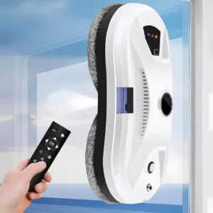 Робот для мойки окон с пультом, 4 насадки, R20-03 / Робот пылесос для окон / Умный мойщик окон