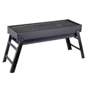 Складной мангал 60х33х22см / Портативный мангал с решеткой / Раскладной мангал для шашлыка / Мангал барбекю