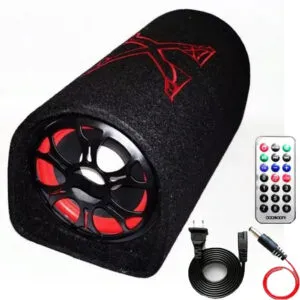 Активный сабвуфер бочка в машину 8" с Bluetooth + пульт, Xplod / Универсальный активный сабвуфер в автомобиль