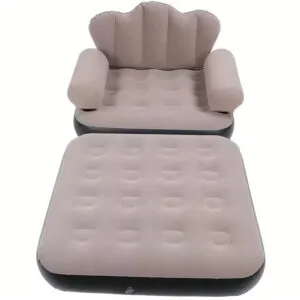 Надувной диван + насос / Диван надувной для пляжа / Портативний диван надувной