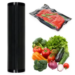 Пакеты для вакууматора (5мх25см), 1 рулон / Вакуумные пакеты для продуктов / Рулон вакуумных пакетов