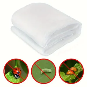 Садовая сетка для защиты от насекомых 300х200см / Садовая сетка для растений / Сетка от вредителей для огорода