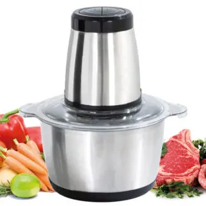 Кухонный измельчитель с металлической чашей 2л, 1500Вт, Zepline ZP-051 / Электрический блендер-чоппер