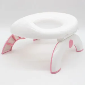Детский дорожный туалет-горшок 2в1, Potty for Travel, Розовый / Накладка на унитаз для детей / Складной горшок