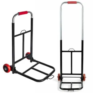 Складная тележка на колесиках, до 60кг, 90х42х27см / Складная транспортная тележка / Грузовая тележка