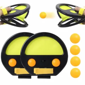 Игровой набор «Воздушный теннис» 2 ракетки, 4 мяча / Теннисный комплект / Тенис с мячем