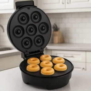 Аппарат для приготовления пончиков от сети, 350W, 7 шт. / Машинка для пончиков / Донат мейкер