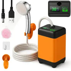Портативный душ, 4800 мАч, MY-880 / Мобильный душ для кемпинга / Душ с цифровым индикатором температуры