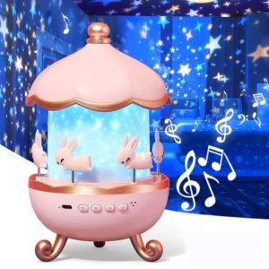 Ночник проектор звездного неба, 6 проекций, от USB / Детский ночник звездное небо / Ночник на аккумуляторе