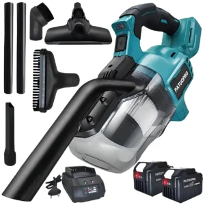 Аккумуляторный пылесос ручной 600мл + 2 аккумулятора 20В, Patuo / Беспроводной пылесос / Автомобильный пылесос