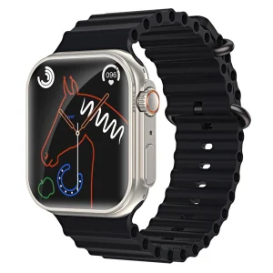 Умные смарт-часы 49мм с беспроводной зарядкой, Smart S8 Ultra Max / Мужские часы електронные / Смарт часы на руку