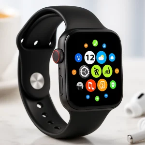 Смарт-часы с пульсометром 1.54" (44 мм) IPS, Smart Watch T500 / Умные часы наручные / Смартчасы браслет с Bluetooth