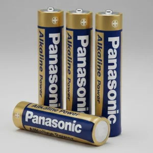 4 шт Батарейки Alkaline ААА (1.5V, LR03) Panasonic / Щелочные батарейки / Минипальчиковые батарейки / Батарейки алкалайн