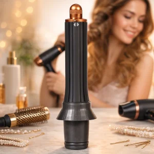 Цилиндрическая насадка Лонг с адаптером 30/40мм, LKX / Насадка для фена Дайсон / Насадка для накрутки волос / Насадка для локонов