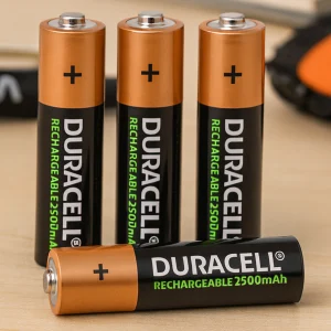 Пальчиковый аккумулятор 2500mAh, 1.2v (AA/HR6/R6/15HR) Duracell Rechargeable / Перезаряжаемая батарейка / Аккумуляторная батарейка