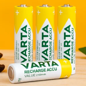 4 шт. Пальчиковый аккумулятор Ni-MH, 2100mAh/1.2v (АА/HR06) VARTA Recharge Accu Value / Аккумуляторная батарея / Перезаряжаемая батарейка аккумуляторная