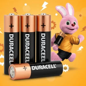 4шт. Батарейка луженая 1.5 V (LR03/AAA) Duracell / Alkaline батарейки / Микропальчиковая батарейка / Батарейка алкалайн