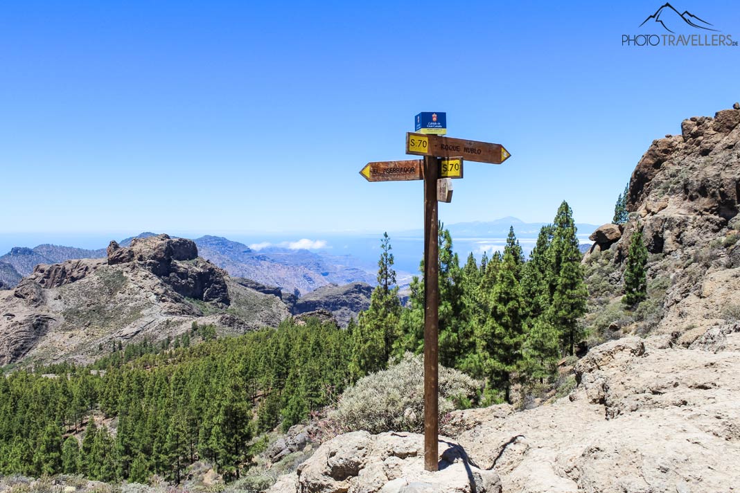 Blick vom Roque Nublo - eine Top-Sehenswürdigkeit auf Gran Canaria