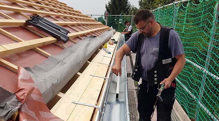 Bild von Köster Bedachung Mitarbeiter Nils Heidorn