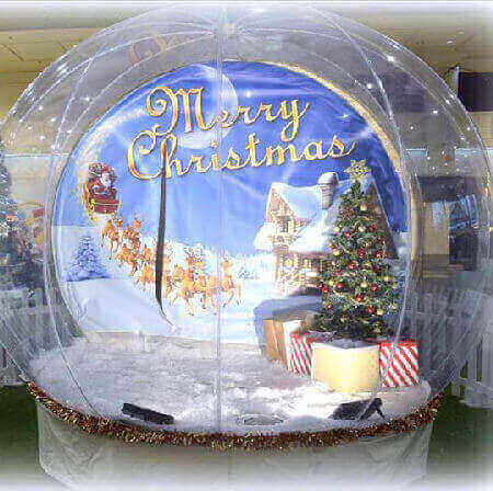 Christmas Snow Globe Hire Christmas Snow Globe Hire