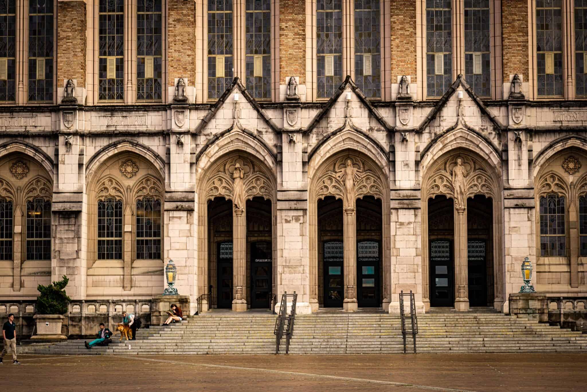 Suzzallo Library, University of Washington, 2024. Lynda Ann Healy, a psychology student, disappeared from the room she r