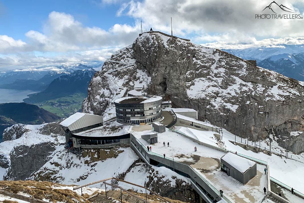 Die Bergstation auf dem Pilatus