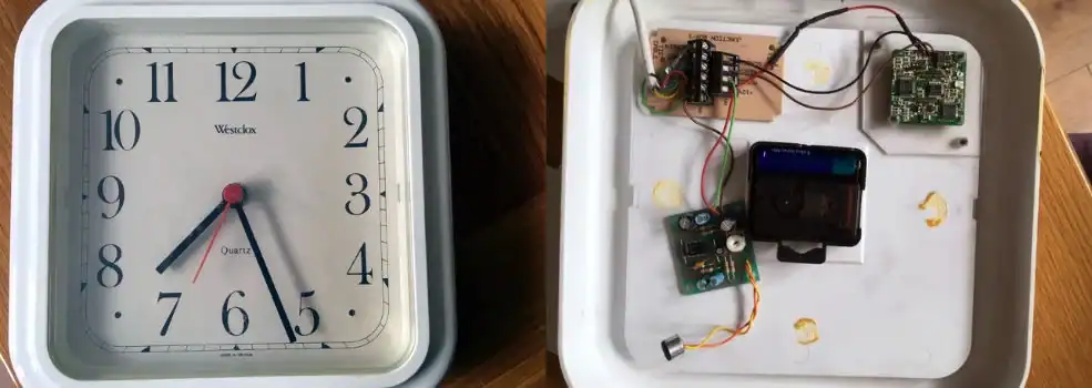 Clock With Built In Eavesdrop Device - London Bug Sweeping Services
