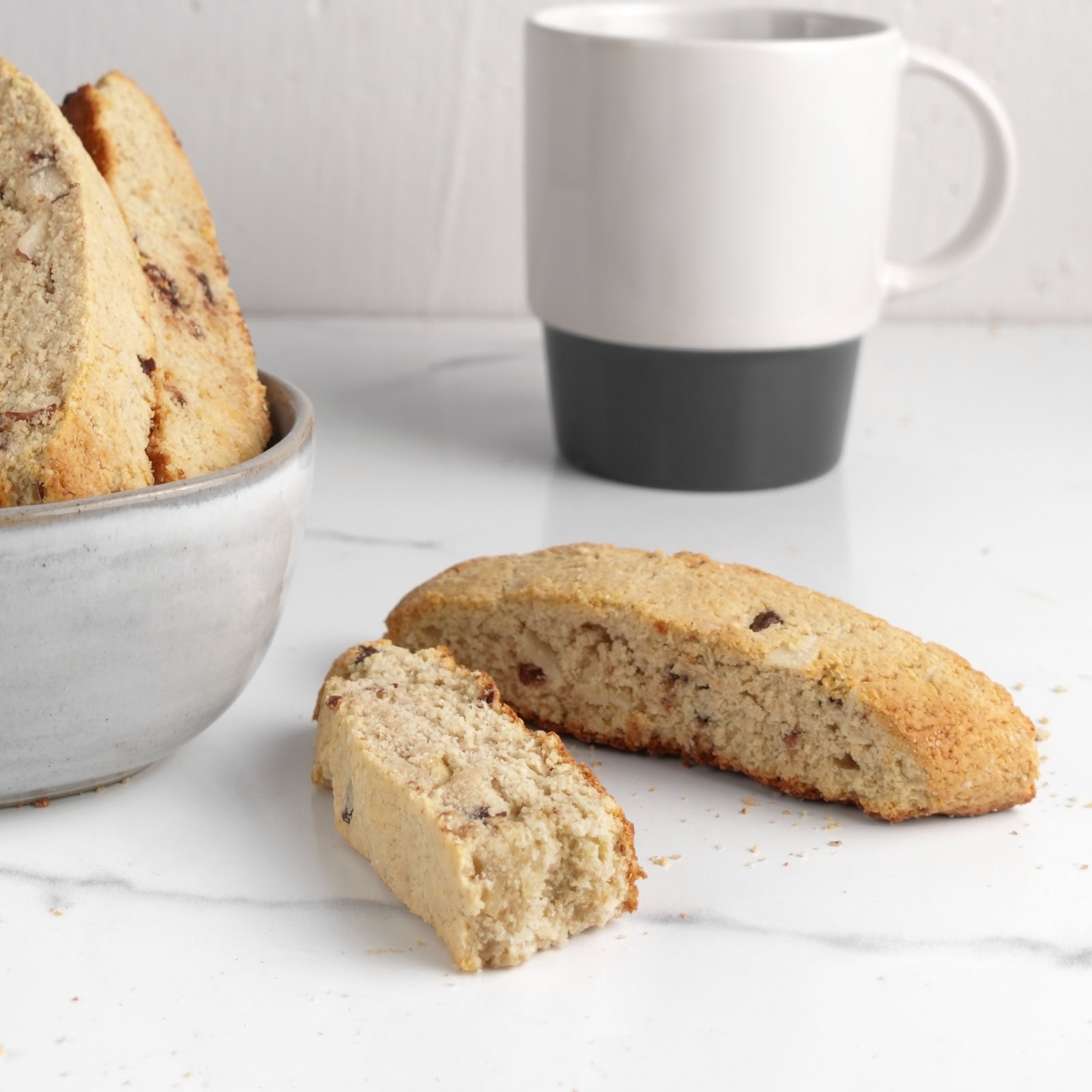 Protein biscotti