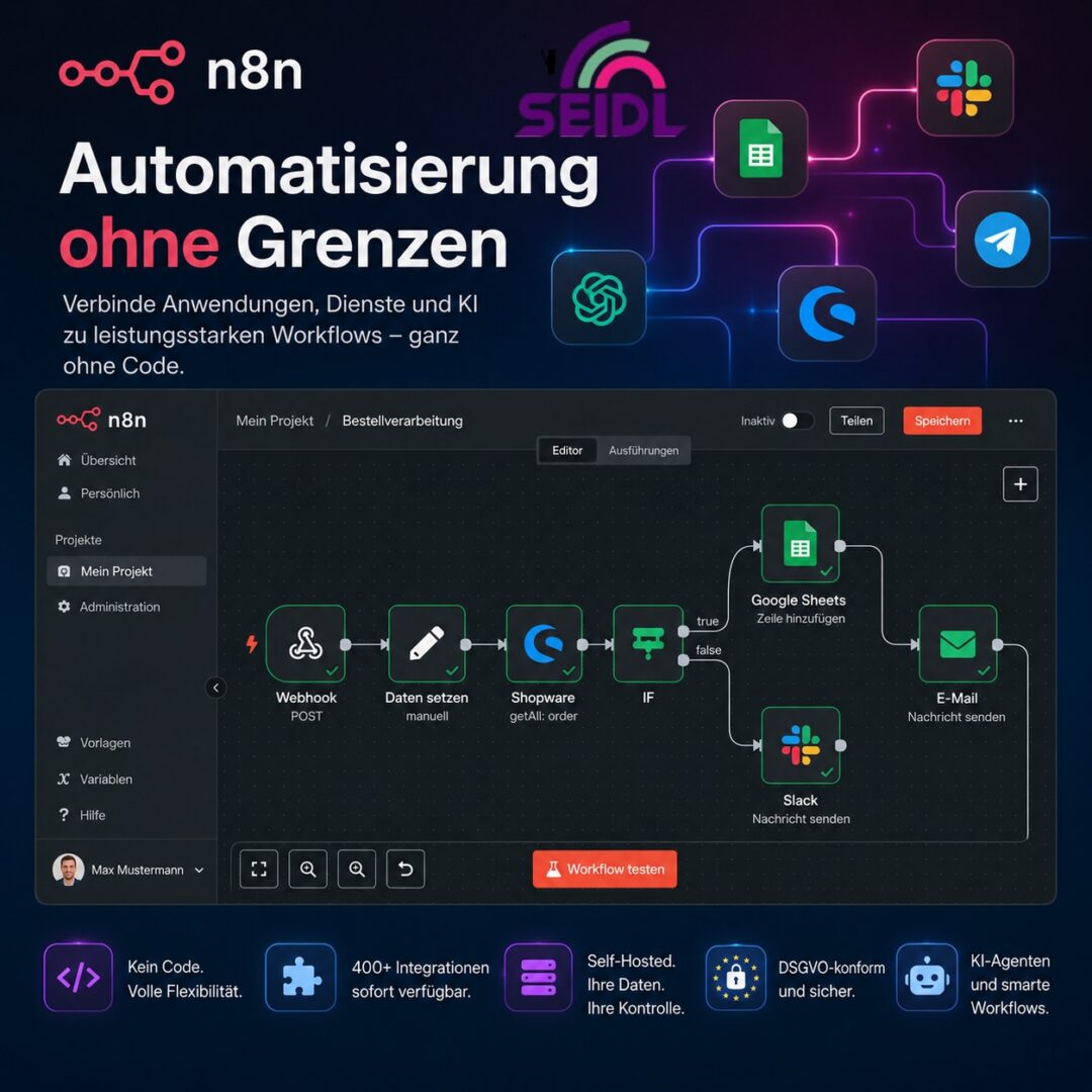 n8n Geschäftsprozesse intelligent automatisieren n8n Geschäftsprozesse intelligent automatisieren