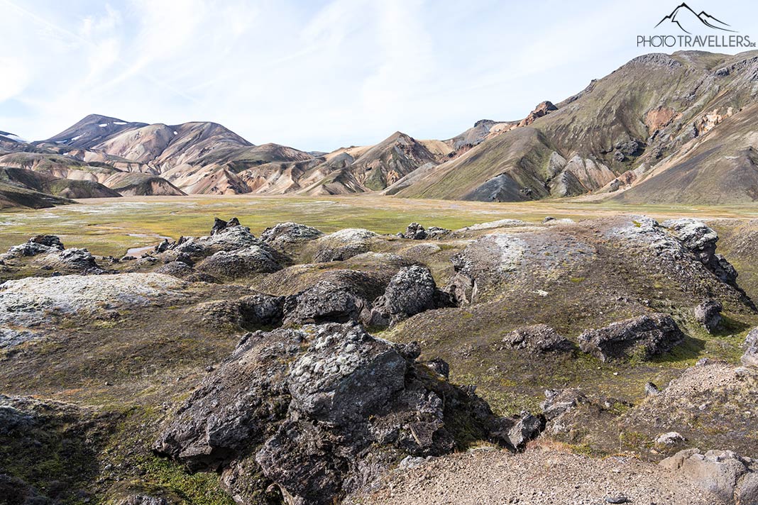 Das Hochlandtal Landmannalaugar in Island
