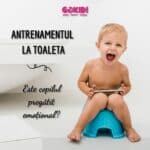 baietel pe olita albastra antrenamentul la toaleta copilul pregatit emotional