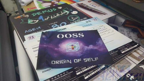 Flag for tour guide flag pole