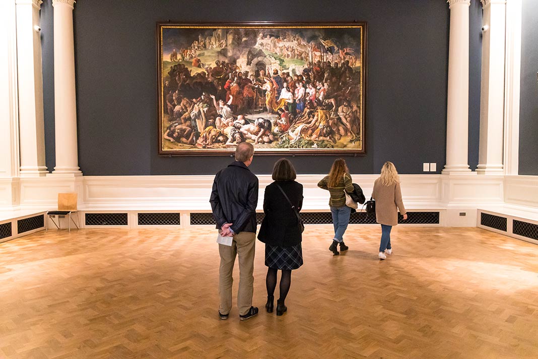 Ausstellung in der National Gallery of Dublin