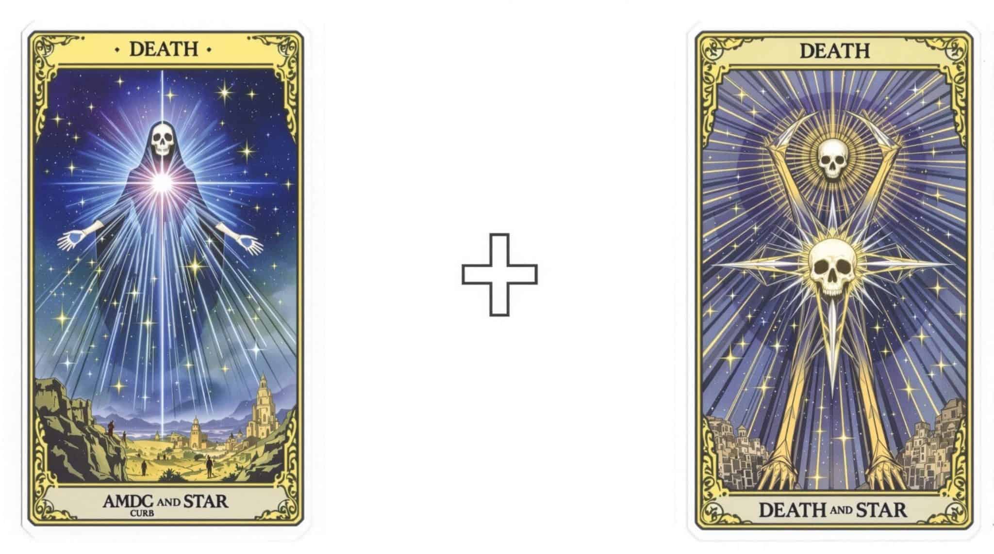 Meanings of Death and the Star tarot Card | Deluxe Astrology Meanings of Death and the Star tarot Card