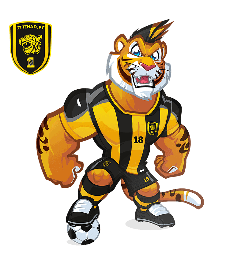 Al-Ittihad Club mascot design Al-Ittihad Club mascot design