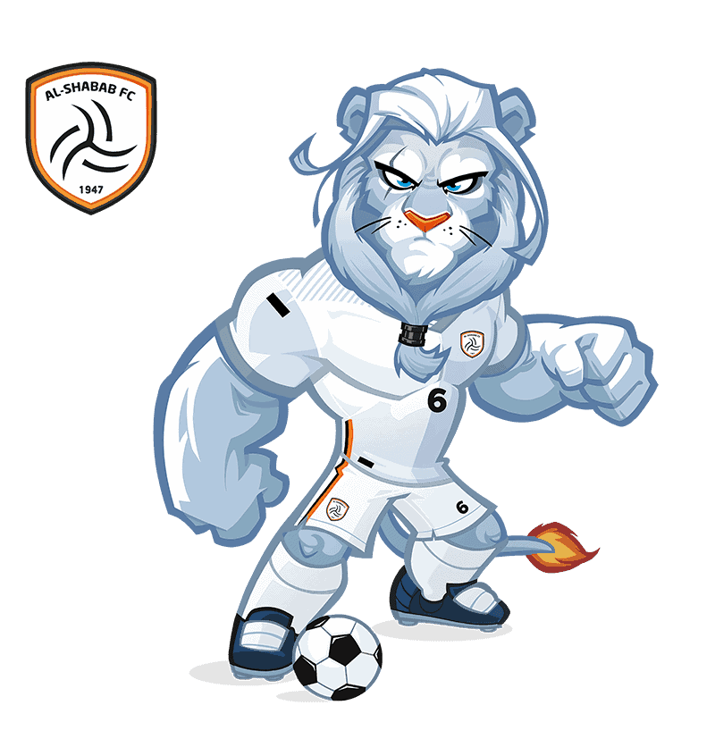 Al-Shabab FC mascot design Al-Shabab FC mascot design