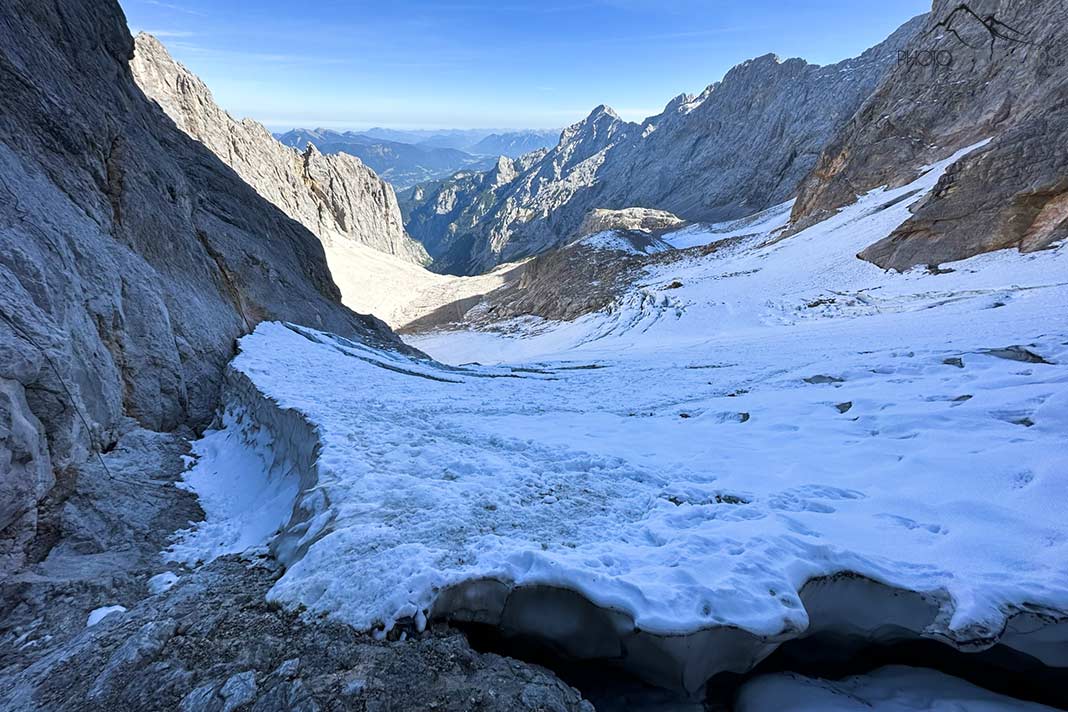 Der Höllentalferner mit der Randkluft