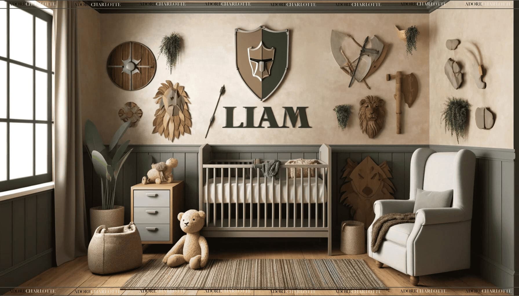 Liam Nursery Wall Art.