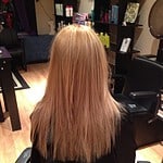 Client getting hair colored at Niagara Falls hair salon LJ Hair Design