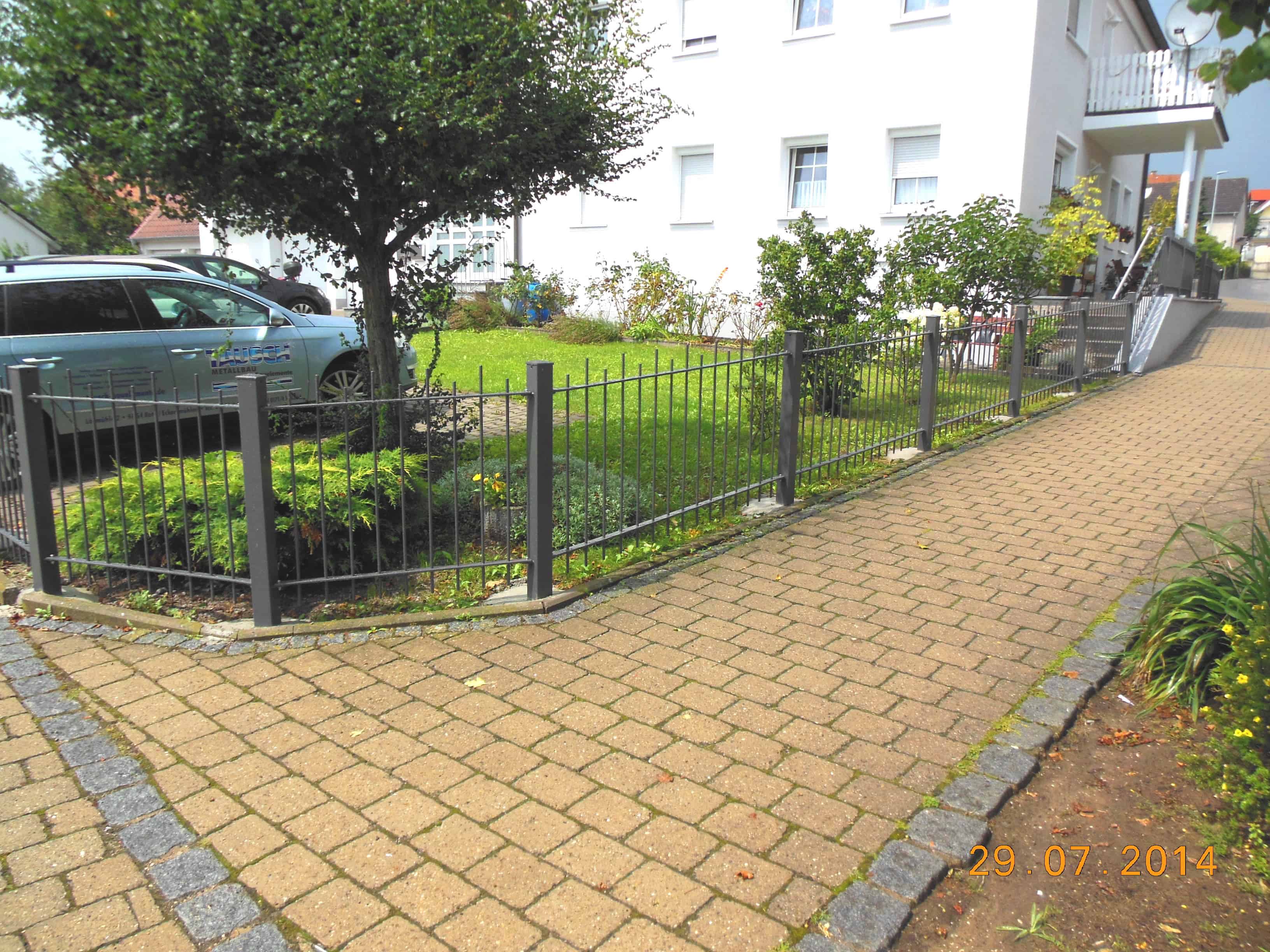 Stahllzaun pulverbeschichtet