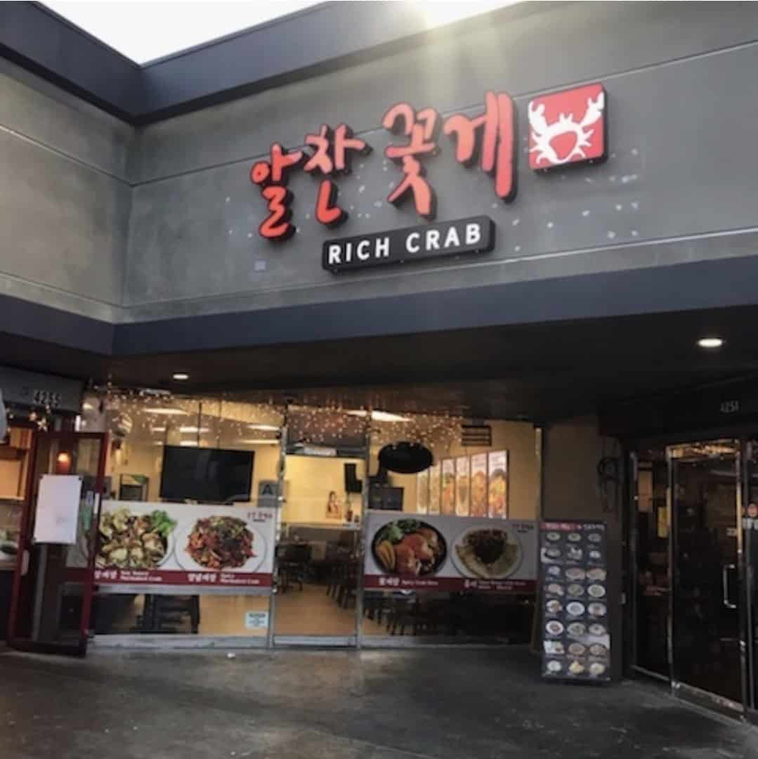 LA Korean seafood restaurant Rich Crab