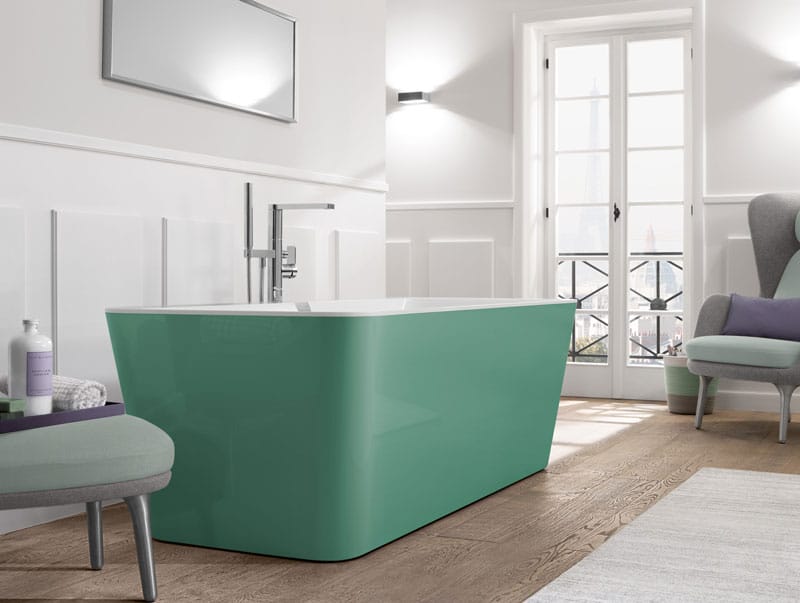 Parkett im Badezimmer richtig verlegen Villeroy & Boch Squaro Edge 12