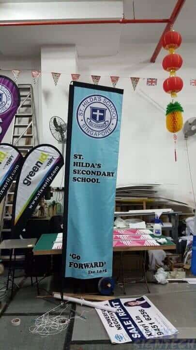 Medium Size Rectangle Flag