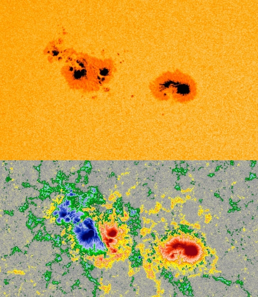Sonnenfleck 2371 mit X-Flare Potenzial! 2 Sonnenfleck 2371 / NASA Solar Dynamics Observatory (Little SDO)