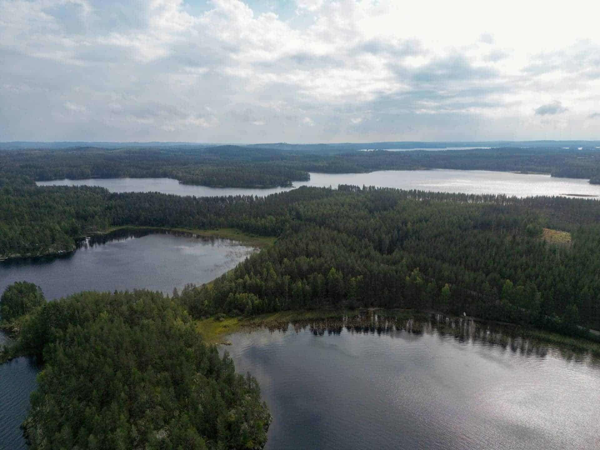 DJI_0382 Finnland Rundreise Wanderung zum Kummakivi