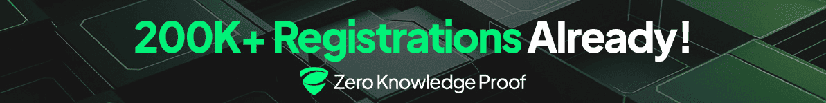 Promotional banner for Zero Knowledge Proof