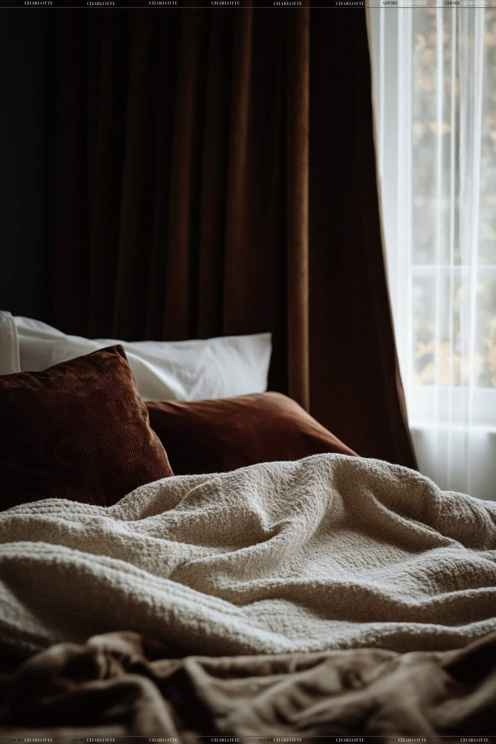 Heavier Fabrics Fall bedroom Decor Ideas